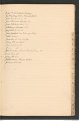 k.k. naturhistorisches Hofmuseum, Index Intendanzakten 1889, Seite 17